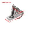 BE-TOOL Stainless Steel Silver Bimini Top 90 Deck Hinge with Removable Pin for Ship Yacht, Fiberglass Boats, Inflatable Boats, Yachts view 2