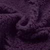 ZYXTIM Womens Oversized Sherpa Jackets Faux Fuzzy Fleece Long Sleeve Warm Fall Coat Plus Size Buttons Outerwear with Pockets Purple view 4