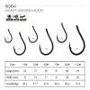 KTGCOZS Pack of 20 Fishing Hooks Coarse Carp Match Hook Fishing Tackle (1/0 20pcs) view 3