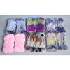 ECYC Ltd Faux Fur Fingerless Gloves for Women, Faux Fur Knit Gloves Fluffy Warm Winter Gloves Furry Fingerless Mittens with Thumb Hole Half finger Mittens Hand Warmers Arm Sleeve view 3