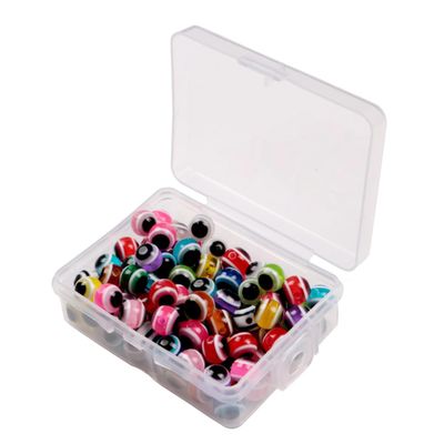 BRIGHTFUFU Fishing Lure Eyes 8mm 100Pcs Silicone Lifelike for Crafts Jigs