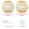 37 Golf Ball Collection Display Rack Cabinet Holder Case Wall Mount -Golf Ball Display Holder Collectors Case Holds Golf Balls - Golf Gifts for The Golf Enthusiast - Golf Disp(Color:vientiane circle) view 2
