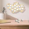 37 Golf Ball Collection Display Rack Cabinet Holder Case Wall Mount -Golf Ball Display Holder Collectors Case Holds Golf Balls - Golf Gifts for The Golf Enthusiast - Golf Disp(Color:vientiane circle) view 4