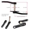 LAIJIANG GOLDIX Cranksets 160mm Hollow Integrated Crankarms 28/30/32/34/36T Chainring Aluminum Alloy Crankset for 7-12 Speed Children's Folding Bicycle with Bearing (Color : 32T, Size : 155mm) view 3