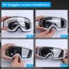 MYCOURAG Anti-fog Ski Goggles Replacement Lenses&Nose Pads for Oakley Line Miner L OO7070 Snow Goggle - Rose Gold view 4