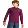 DEVOROPA Youth Boys Compression Thermal Shirts Long Sleeve Undershirt Fleece Baselayer Mock Top Maroon XL view 1