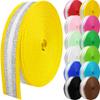 Grosun 10 Yards Nylon Webbing 1.5 inch 2 inch Webbing Straps Backpack Straps Nylon Belt for Indoor or Outdoor Gear, DIY Crafting, Handles, Luggage, Slings (Yellow, 2 inch) view 1