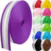 Grosun 10 Yards Nylon Webbing 1.5 inch 2 inch Webbing Straps Backpack Straps Nylon Belt for Indoor or Outdoor Gear, DIY Crafting, Handles, Luggage, Slings (Purple, 2 inch) view 1