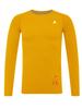 DEVOROPA Youth Boys Compression Thermal Shirt Long Sleeve Kids Fleece Baselayer Soccer Baseball Undershirt Gold XL view 1