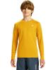 DEVOROPA Youth Boys Compression Thermal Shirt Long Sleeve Kids Fleece Baselayer Soccer Baseball Undershirt Gold XL view 2