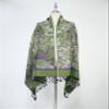 DOFOTAWN Two Tone Vintage Jacquard Paisley Women's Pashmina Shawl Wrap Scarf (green) view 4