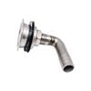 BE-TOOL Boat Tank Vent Stainless Steel 316 Marine 90 Degree Flush Mount Thru-Hul Tank Vent with Mounting Gasket Hardware view 3