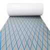 KXKZREN EVA Foam Boat Flooring Decking Sheet 6mm Thick Diamond Anti-Slip Marine Flooring Mat Self Adhesive Deck Pad for Bass Boat Yacht Motorboat RV Cooler Tops, 74.8"x13.8" view 1