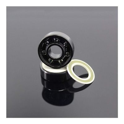 WEIWEIBEIER Skateboard 608-TIB Bearings 8x22x7mm ABEC 608 V RS Surface Black Titanium Plating POM Cage Ball Bearing (2 PCS)
