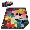 awufncksn Abstract Floral Picnic Blankets Waterproof Foldable, 60X80 Thick Picnic Mat Outdoor Blanket for Grass, Modern Beach Blanket Sandproof Picnic Accessories for Camping Party Park Travel view 1