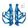 Corki Cycles Bike Water Bottle Holder Aluminum Alloy, Universal Bike Water Bottle Cage for Road, Mountain and Gravel Bikes - 2 Pack - Blue view 1