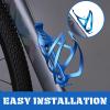 Corki Cycles Bike Water Bottle Holder Aluminum Alloy, Universal Bike Water Bottle Cage for Road, Mountain and Gravel Bikes - 1Pack - Blue view 4