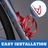 Corki Cycles Bike Water Bottle Holder Aluminum Alloy, Universal Bike Water Bottle Cage for Road, Mountain and Gravel Bikes - 2 Pack - Red view 4