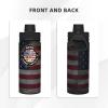 Qauirfe Us Military Intelligence Corps Afghanistan Combat Veteran Stainless Steel Insulated Water Bottle: 18oz, Leak-Proof, Hot & Cold, Eco-Friendly view 2