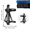 Corki Cycles Right Side Load Water Bottle Cage, Side Entry Bike Water Bottle Holder for Road & Mountain Bikes -1 Pack-Black-Aluminum Alloy view 2