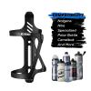 Corki Cycles Right Side Load Water Bottle Cage, Side Entry Bike Water Bottle Holder for Road & Mountain Bikes -1 Pack-Black-Aluminum Alloy view 3
