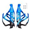 Corki Cycles Bike Water Bottle Holder Aluminum Alloy, Universal Bike Water Bottle Cage for Road, Mountain and Gravel Bikes -2 Pack - Black&Blue view 1