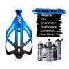 Corki Cycles Bike Water Bottle Holder Aluminum Alloy, Universal Bike Water Bottle Cage for Road, Mountain and Gravel Bikes -2 Pack - Black&Blue view 3