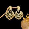 Aonklot Jhumkas Indian Earrings for Women Boho Ball Chandelier Tassel Statement Dangle Earrings Wedding Bridal Jhumki Bollywood Bell Jewelry Gifts Indian Dresses Outfits view 2
