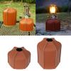 NUEAYMS PU Leather Canister Protective Box Cylinder Cover Fuel Tanks Protector Canister Cover Cylinder for Camp Canister Cover Protector Cylinder Cover Tanks Protective Fuel Bag view 3