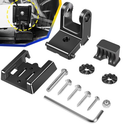 7400931 MHX XNT Transducer Bracket - Transducer Mount for XHS Model transducers, Transom Mounting Hardware Kit Compatible with XNT 9 20, XNT 9 20 T, XNT 9 QB 90 T, XNT 9 QB 90, XNT 9 SI 180 T, Black