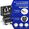 7400931 MHX XNT Transducer Bracket - Transducer Mount for XHS Model transducers, Transom Mounting Hardware Kit Compatible with XNT 9 20, XNT 9 20 T, XNT 9 QB 90 T, XNT 9 QB 90, XNT 9 SI 180 T, Black view 4