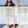 Avidlove Swimsuit Cover Ups for Women Beach Chiffon Swimwear Coverup Sheer Sexy V-Neck Beachwear White view 4