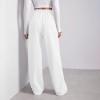 Women Wide Leg Sweatpants Baggy Straight Leg Sweatpants with Pockets Plus Size Fleece Lined Flare Sweatpants Winter Casual Loose Joggers Drawstring Elastic Waist Athletic Pants Comfy Lounge Pants view 4