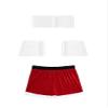 FEESHOW Mens Sexy Christmas Santa Costume Tuxedo Bow Tie with Boxer Briefs Role Play Outfits D01Red XX-Large view 4