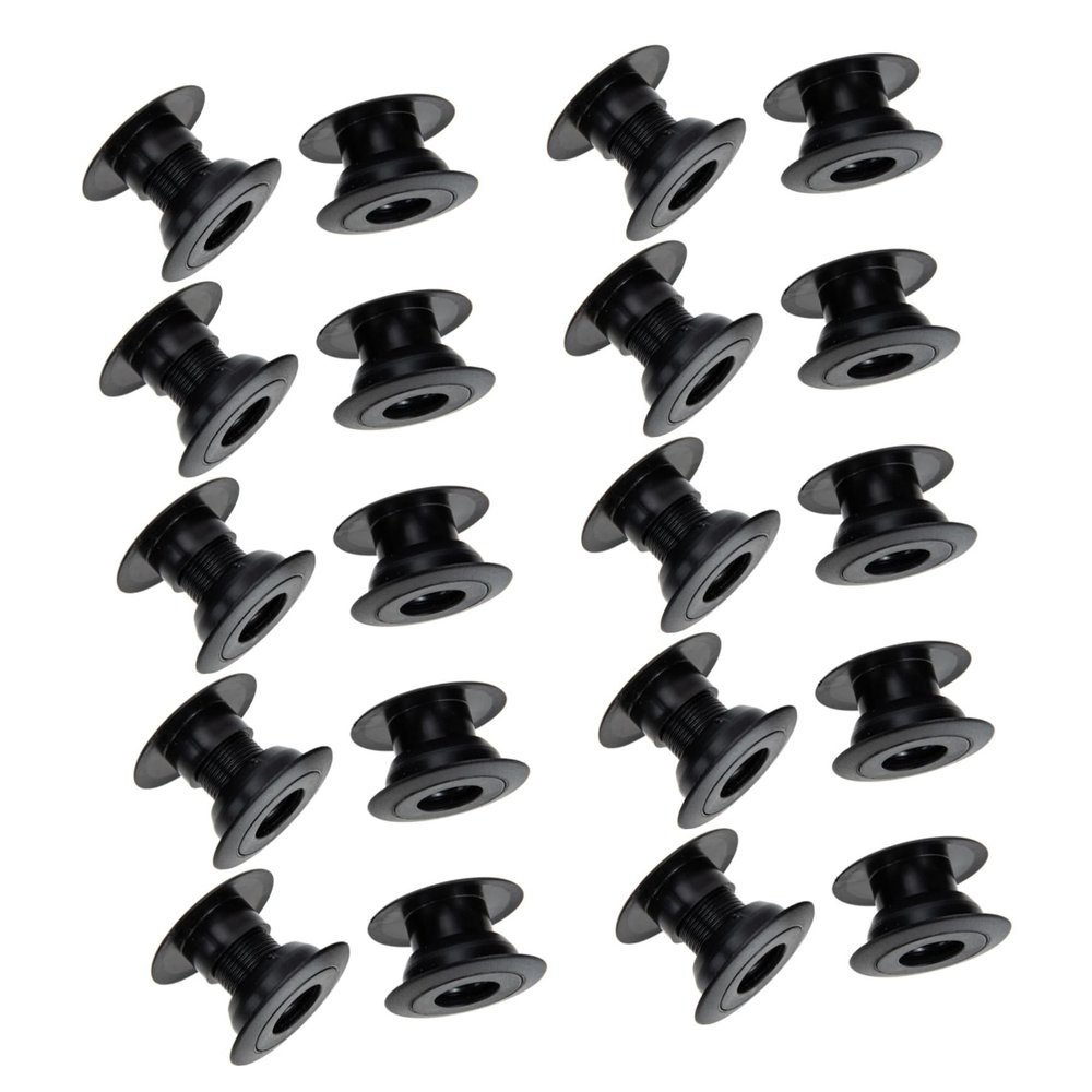 NOLITOY 10 Pairs Plastic Foosball Machine Bearings 5/8 Rod Bearings for Football Tables Easy Install Child Size Sport Equipment