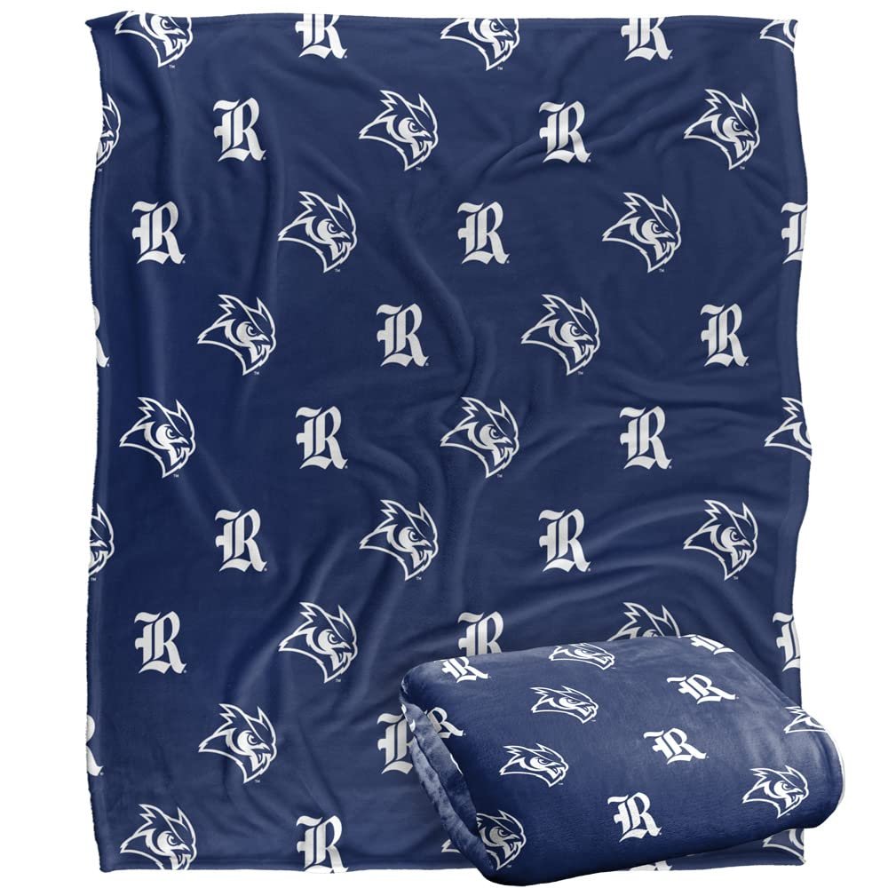 Rice University Blanket, 60"x80" Logo Pattern Silky Touch Super Soft Throw Blanket