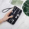 Skull Dark Skeleton Anatomy Women's Wristlet Wallet Long Slim Purse Card Holder Clutch Handbag view 4
