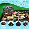 awufncksn Mushroom Picnic Blankets Waterproof Foldable, 60X80Thick Three Layer Picnic Mat Outdoor Blanket for Grass,Cute Beach Blanket Sandproof Picnic Accessories for Camping Party Park Hiking view 4