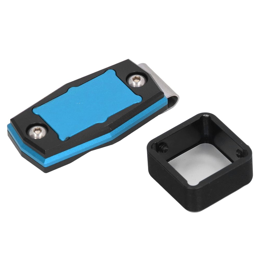 Xcello Billiard Chalk Holder, with Fixed Clip, Portable,Snooker Chalk Tip Storage Box, for Billiard, Snooker, and Table (0.59in*1.18in-B)
