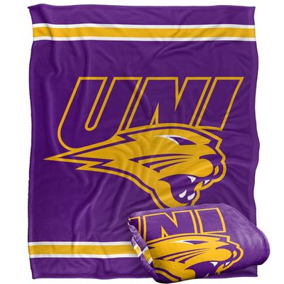 University of Northern Iowa Blanket, 60"x80" Primary Logo Stripes Silky Touch Super Soft Throw Blanket