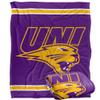 University of Northern Iowa Blanket, 60"x80" Primary Logo Stripes Silky Touch Super Soft Throw Blanket view 1