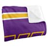 University of Northern Iowa Blanket, 60"x80" Primary Logo Stripes Silky Touch Super Soft Throw Blanket view 3