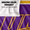 University of Northern Iowa Blanket, 60"x80" Primary Logo Stripes Silky Touch Super Soft Throw Blanket view 4