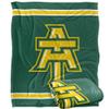Arkansas Tech University Blanket, 60"x80" Primary Logo Stripes Silky Touch Super Soft Throw Blanket view 1