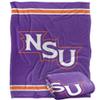 Northwestern State University Blanket, 60"x80" Primary Logo Stripes Silky Touch Super Soft Throw Blanket view 1