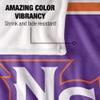 Northwestern State University Blanket, 60"x80" Primary Logo Stripes Silky Touch Super Soft Throw Blanket view 4