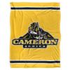 Cameron University Blanket, 60"x80" Primary Logo Stripes Silky Touch Super Soft Throw Blanket view 2
