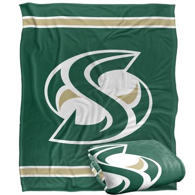 Sacramento State University Blanket, 60"x80" Primary Logo Stripes Silky Touch Super Soft Throw Blanket