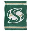 Sacramento State University Blanket, 60"x80" Primary Logo Stripes Silky Touch Super Soft Throw Blanket view 2