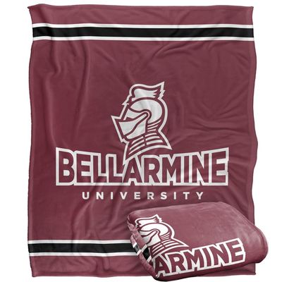 Bellarmine University Blanket, 60"x80" Primary Logo Stripes Silky Touch Super Soft Throw Blanket